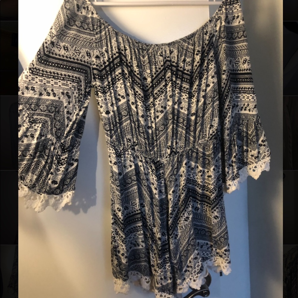 See You Monday .Cute boho Romper